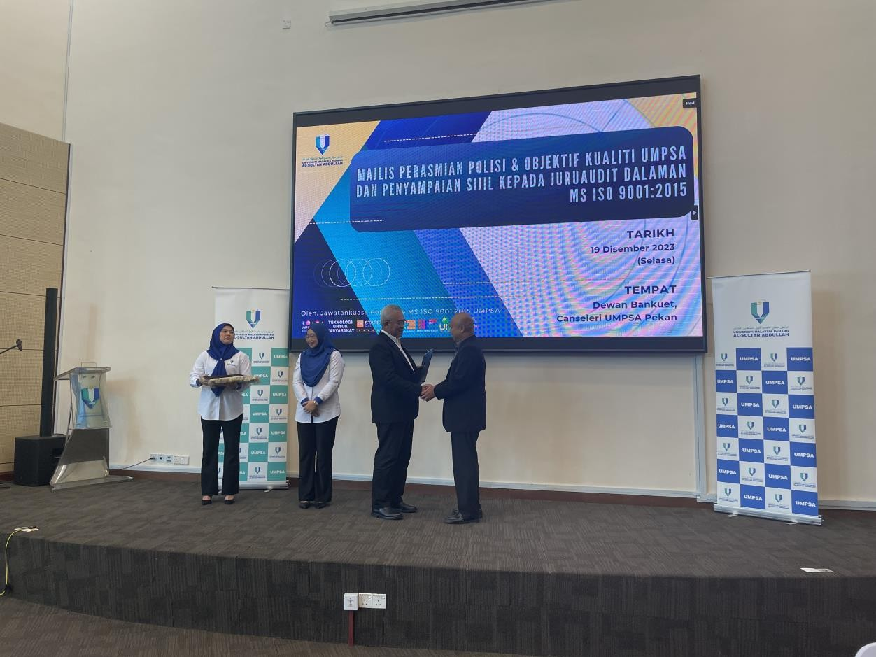 Lawatan Penanda Aras ke UiTM bagi tujuan Penarafan & Kelestarian