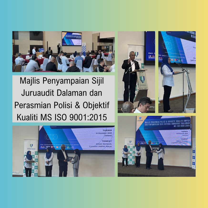 Lawatan Penanda Aras ke UiTM bagi tujuan Penarafan & Kelestarian