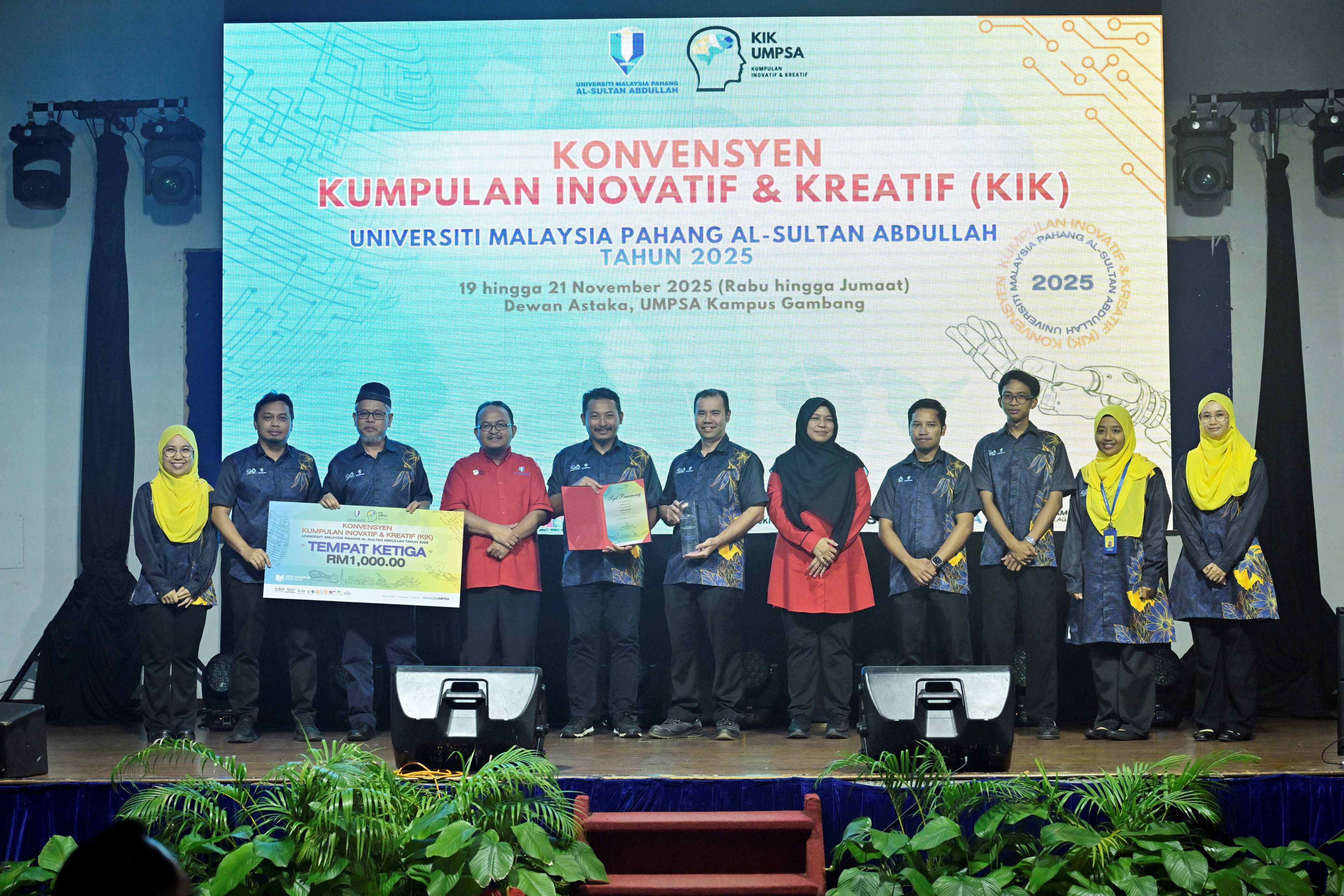 Konvensyen Kumpulan Inovasi dan Kreativiti (KIK) Horizon Baharu Peringkat UMPSA Kali Ke-3 Tahun 2025
